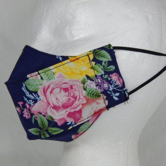 Super Cute Handmade Face Mask Girls 5-10yo. floral - Picture 2 of 7